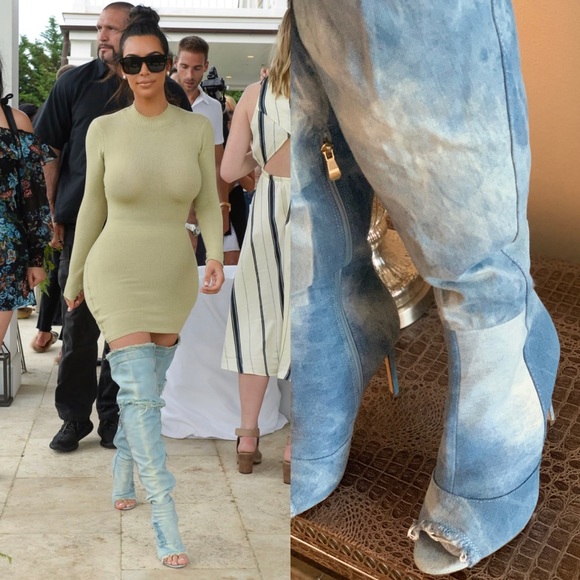 COPY - Knee high open toe boots - Picture 10 of 10